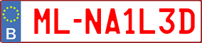 Truck License Plate